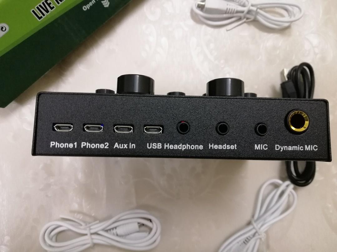 COMBO THU ÂM LIVE STREAM SOUND CARD V8 BLUETOOTH MICRO S220