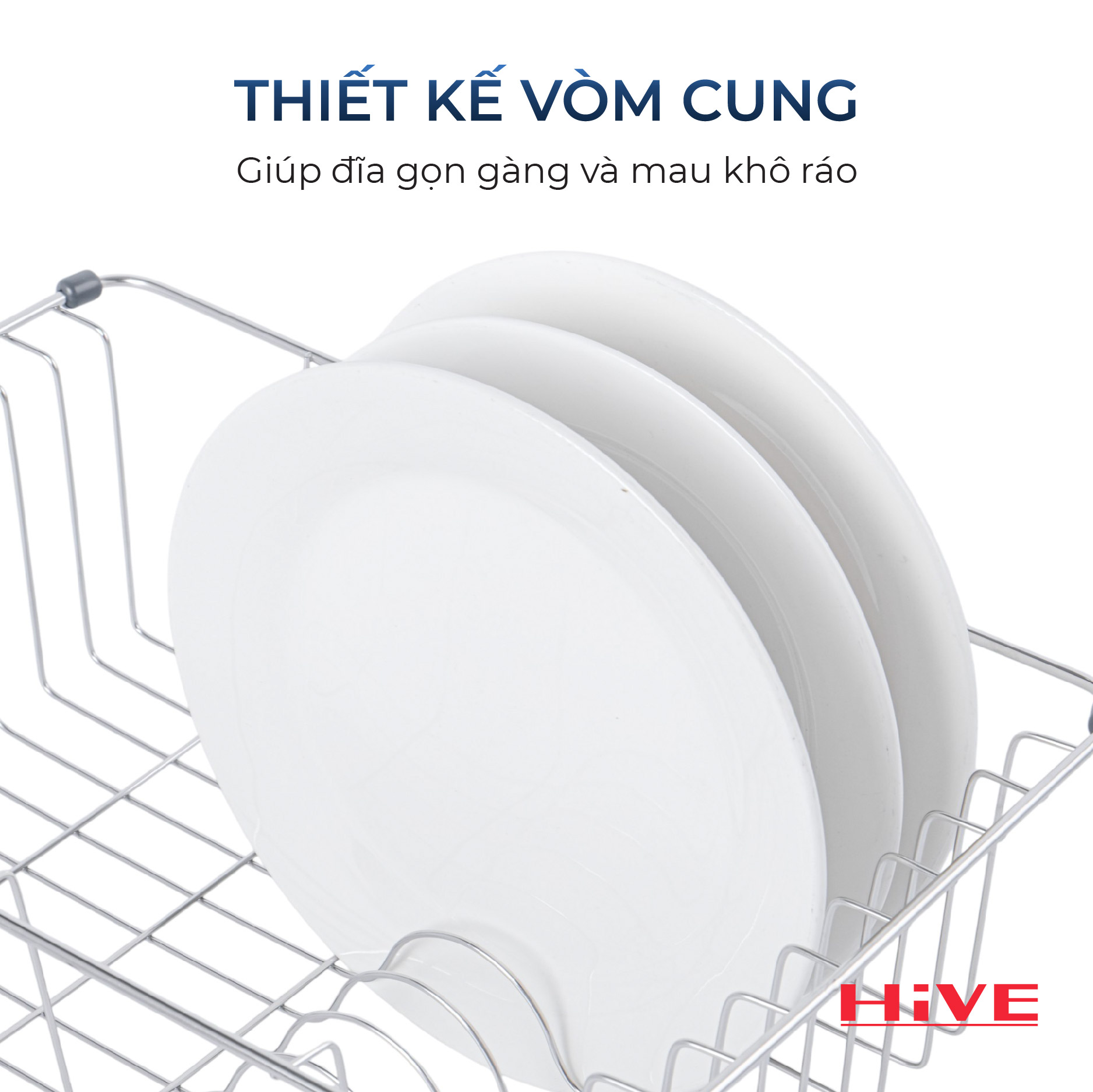 Set Rổ DS 850 Inox HiVE Cao Cấp