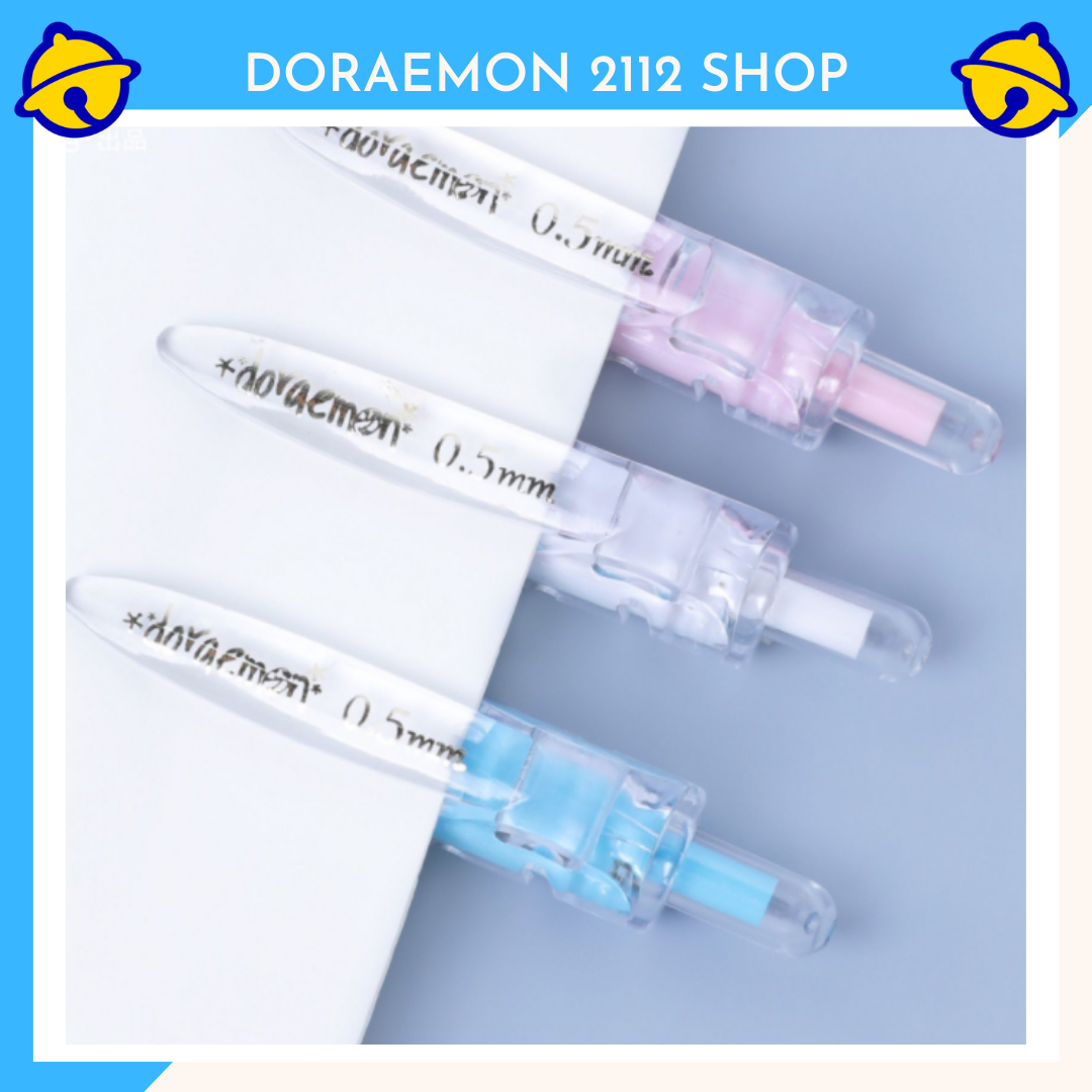 Bút bi Doramon mực đen ngòi 0.5mm