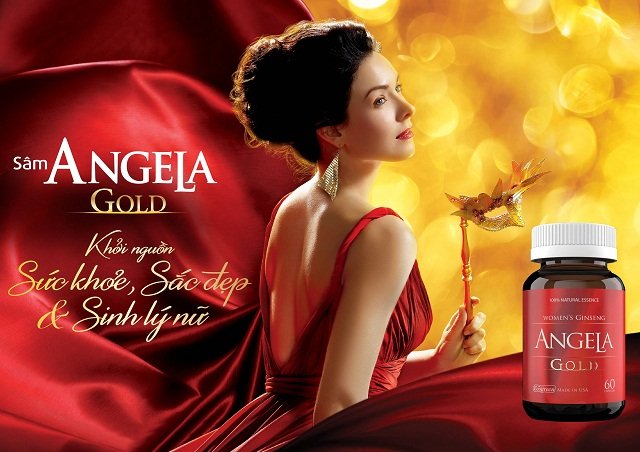 Sâm Angela Gold 60 viên(Hàng chính hãng CÓ TEM TÍCH ĐIỂM)