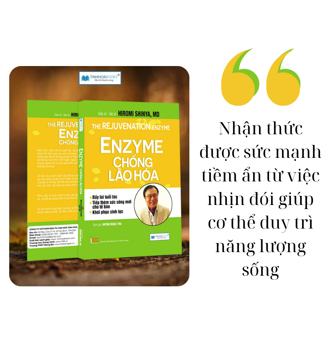 Sách Enzyme chống lão hóa (TB) TINHHOABOOKS