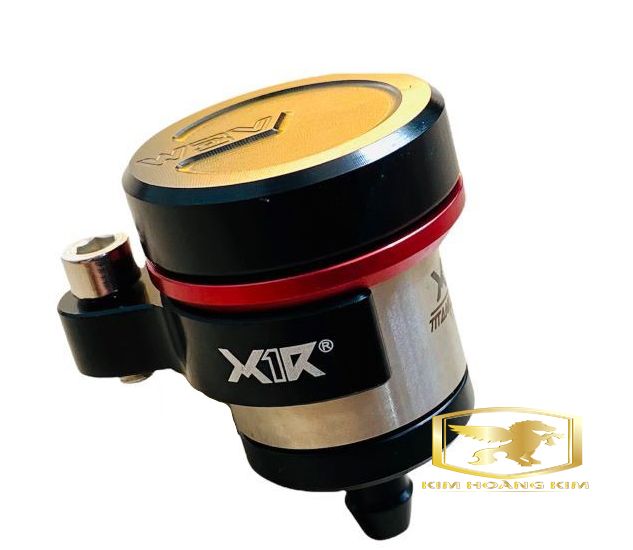 Bình dầu x1r cnc gắn mọi loại xe máy màu đen siêu rẻ đẹp