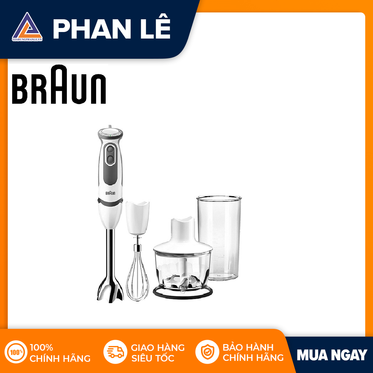 Máy xay cầm tay Braun MQ 5235 Sauce Vario