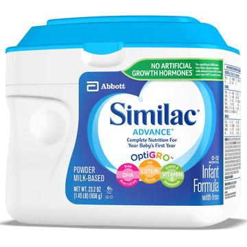 Sữa bột Similac Advance cho bé từ 0-12 tháng 658g