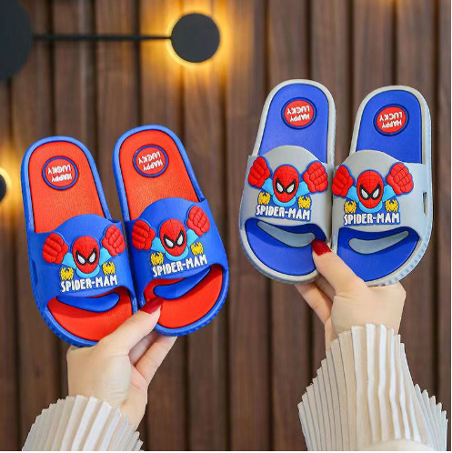 DÉP SIÊU NHÂN NHỆN 3D ĐẾ MỀM CHO BÉ TRAI, HÀNG CAO CẤP