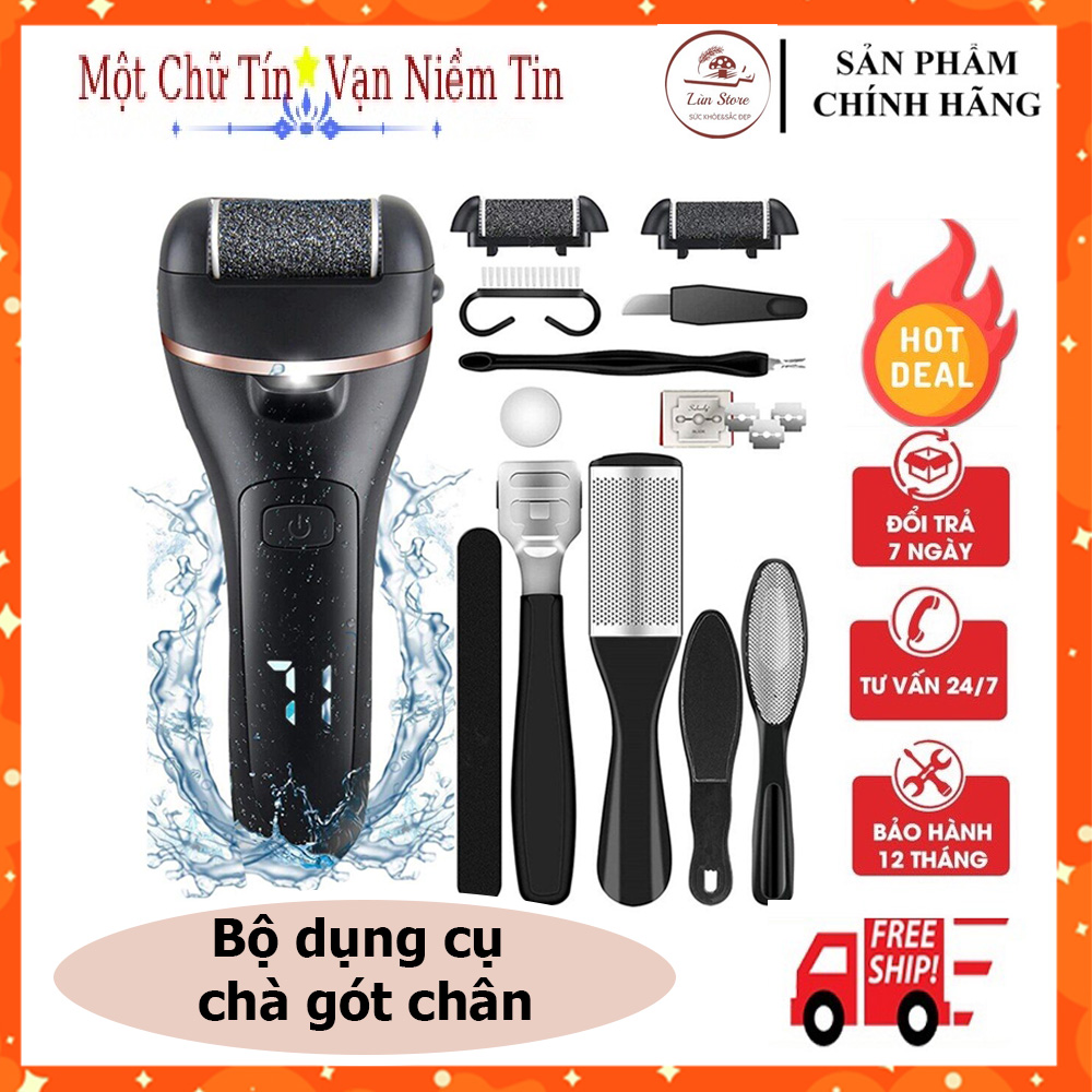 Máy chà gót chân Tẩy Tế Bào Chết Cho Tiệm Nail, Cá Nhân Tại Nhà, Máy chà gót chân cầm tay mini cao cấp, bộ dụng cụ chà gót chân đa năng bằng điện Bí Quyết Giúp Da Chân Mịn Màng Bảo Vệ Da, máy chà gót chân tự động chuyên dụng