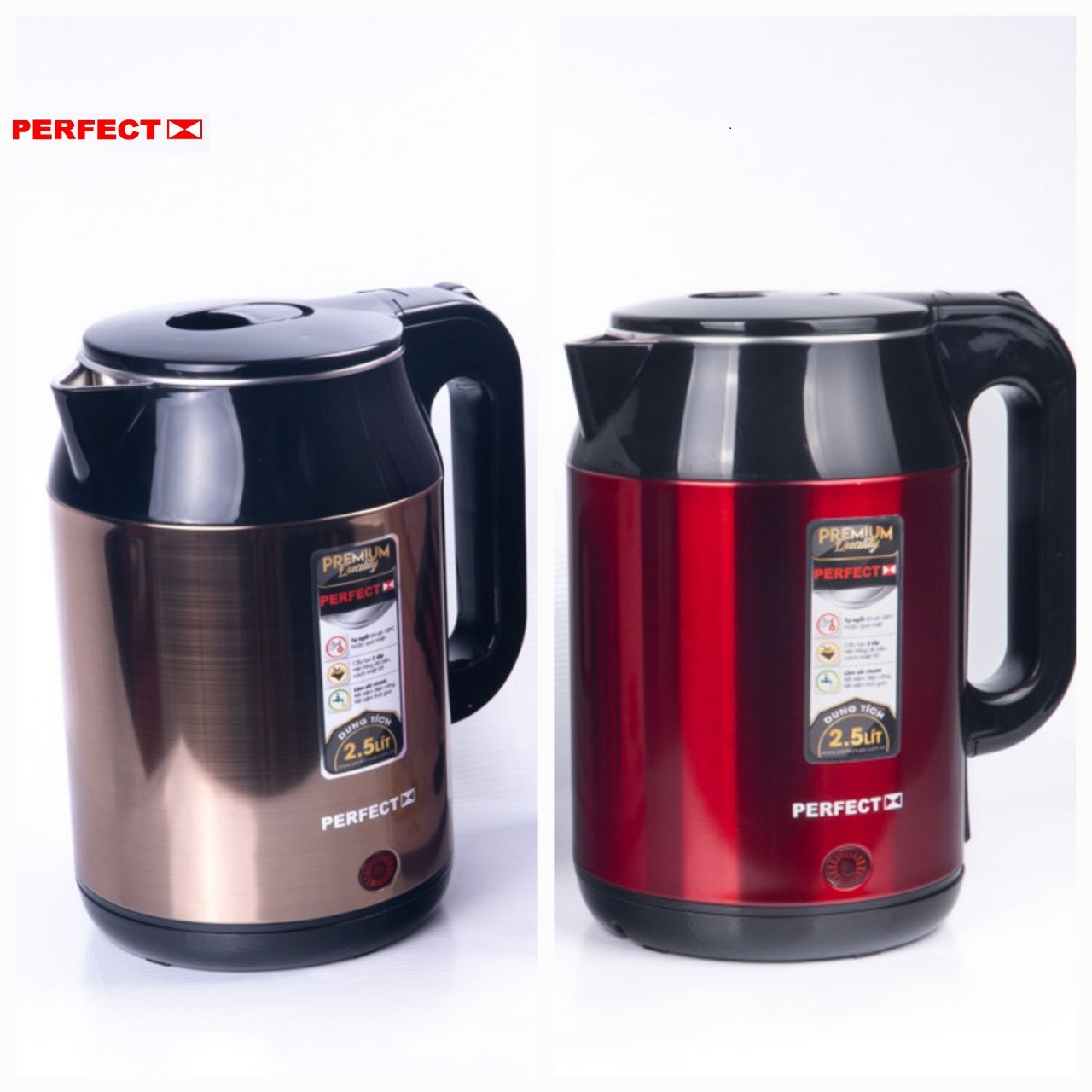 ẤM ĐUN SIÊU TỐC PERFECT PF-B52- Hàng Chính Hãng