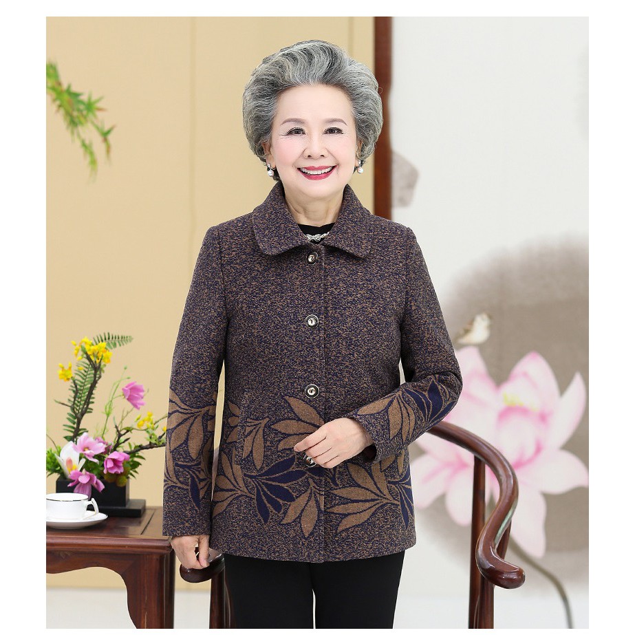 áo khoác dạ cho người già ( nhai)