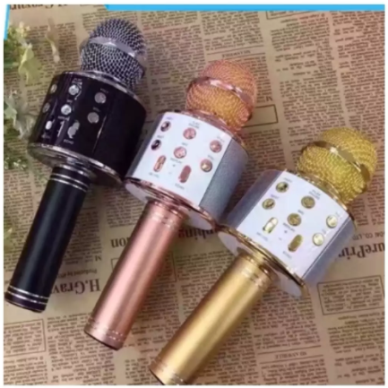 Micro Karaoke Q7 hoặc 858 Tích Hợp Loa Bluetooth, Mic Q7 hoặc 858 hát hay âm thanh to, Tích hợp loa bluetooth, âm thanh to