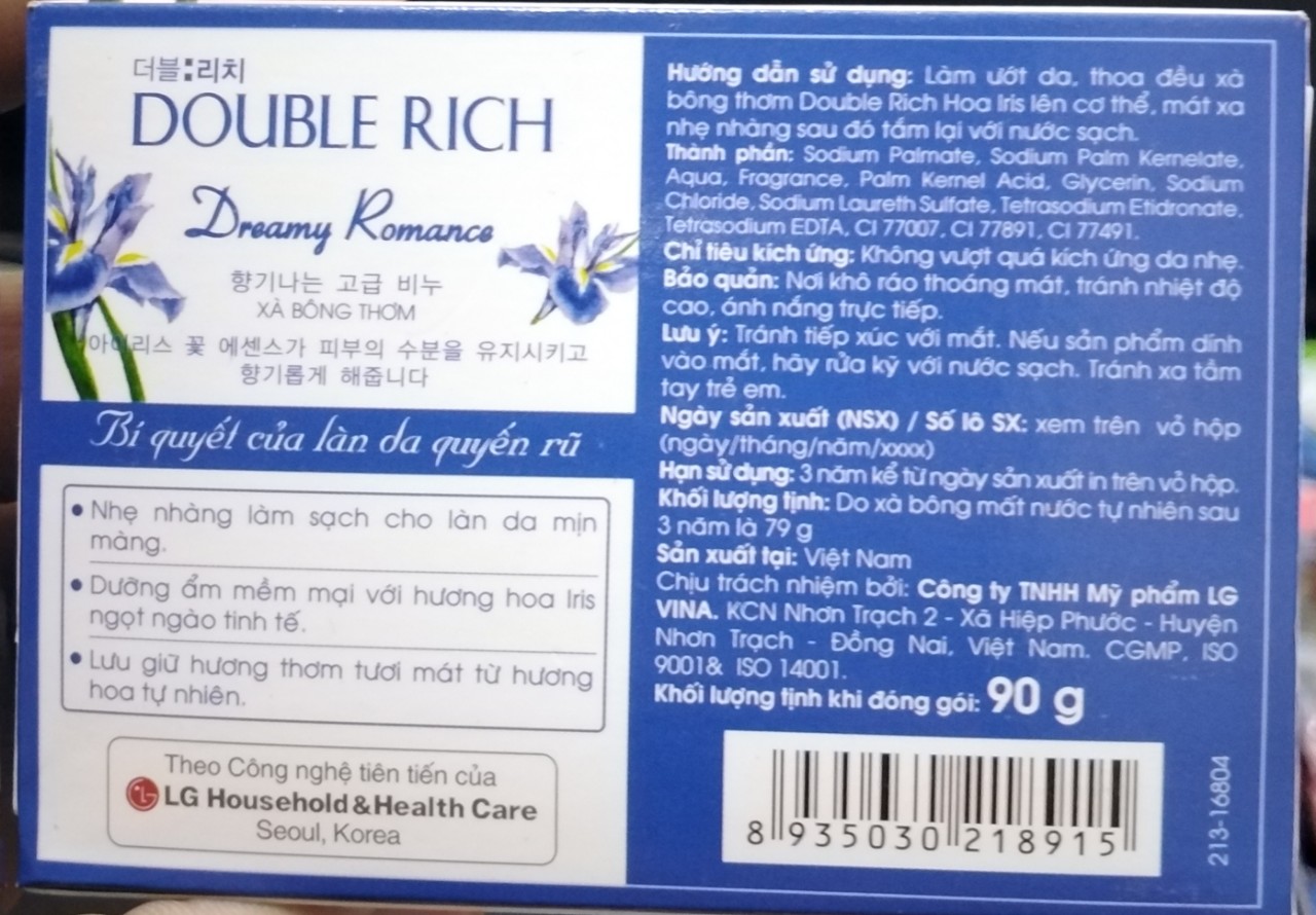 Xà bông Double Rich 90g