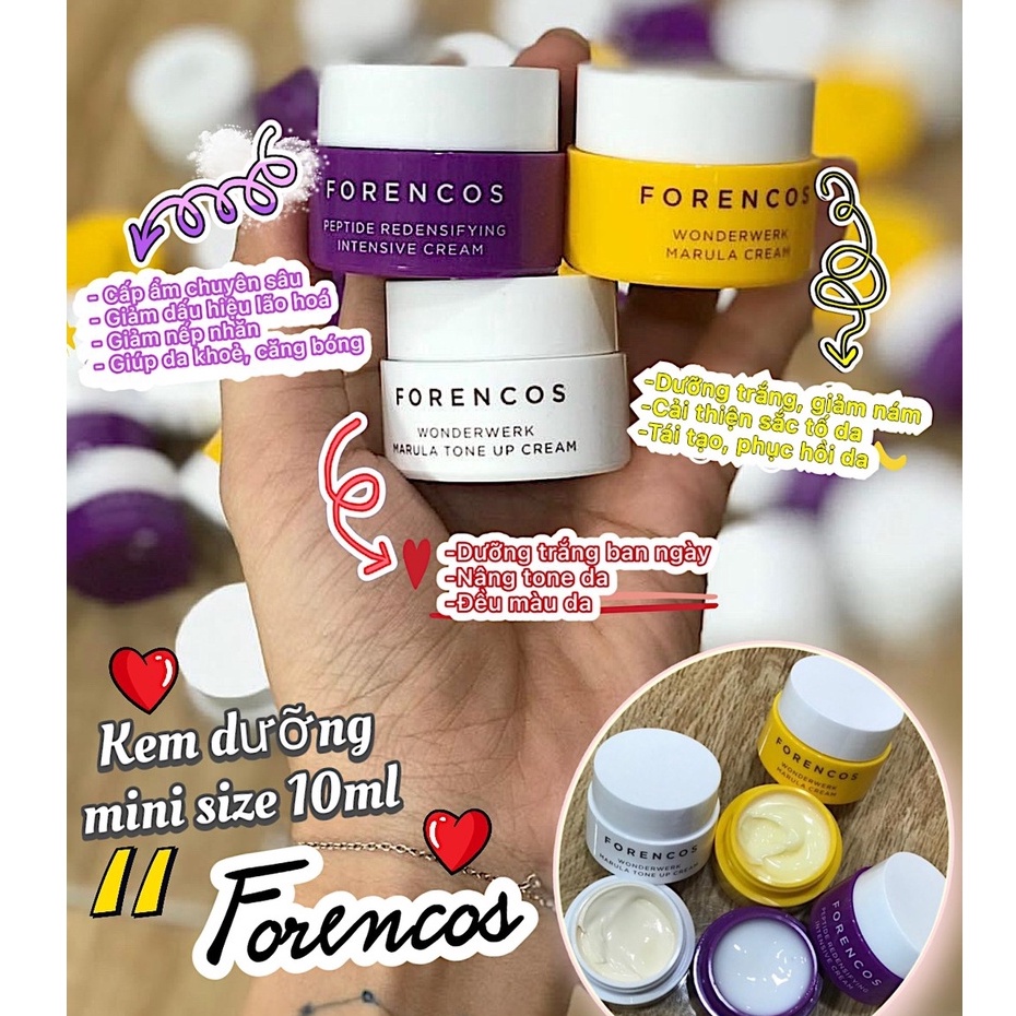 Kem dưỡng da Forencos mini 10g