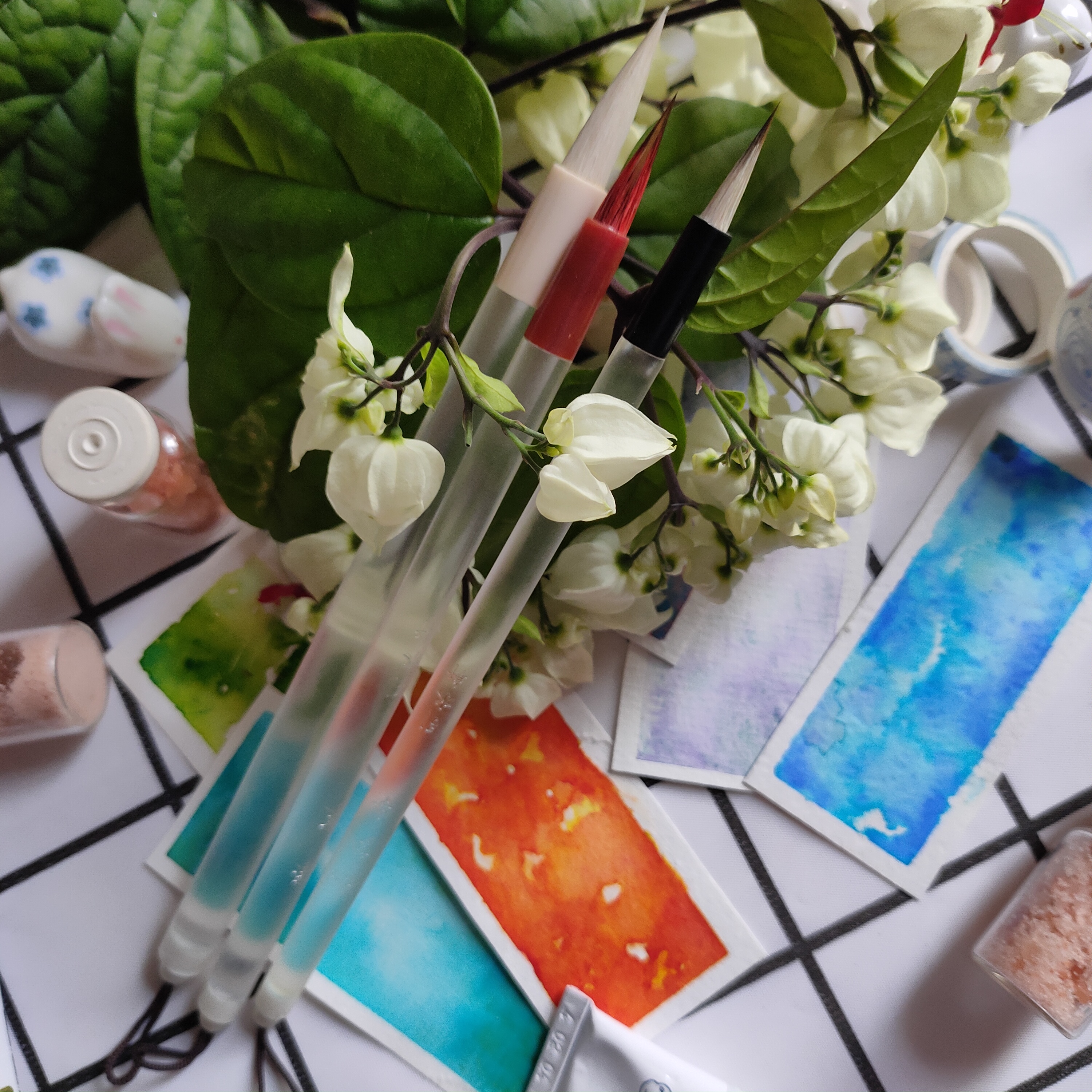 Set cọ Lục Phì Hồng Sấu {Dẫn Thuỷ Hiên}