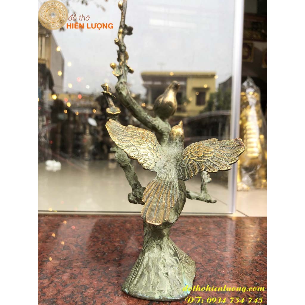 Chim Uyên Ương Bằng Đồng 2 Cỡ