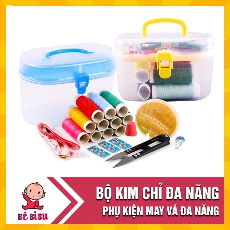 Hộp kim chỉ 55 món tiện dụng -Hộp kim chỉ đa năng tiện dụng hộp kim chỉ may vá quần áo NOBITA SHOP