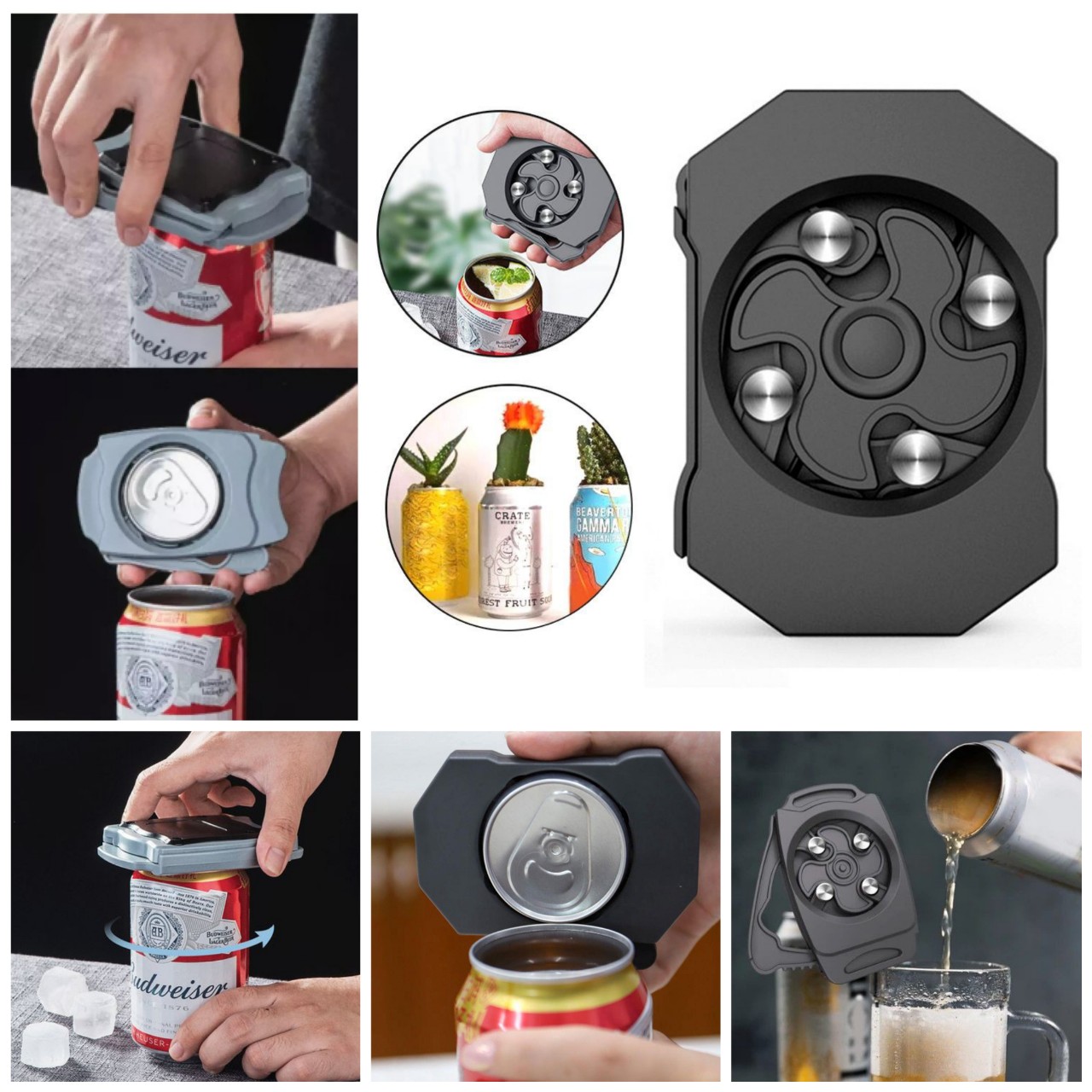 Dụng cụ mở nắp lon bia khui cắt nắp lon nước ngọt đồ hộp đa năng thông minh chuyên dụng hàng cao câp