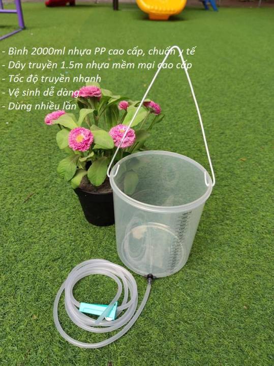 Bộ dụng cụ thải độc đại tràng,dụng cụ thải độc cà phê, dụng cụ súc ruột, thụt tháo đại tràng Enema cà phê( coffee enema), enema kit 2000ml nhựa PP…