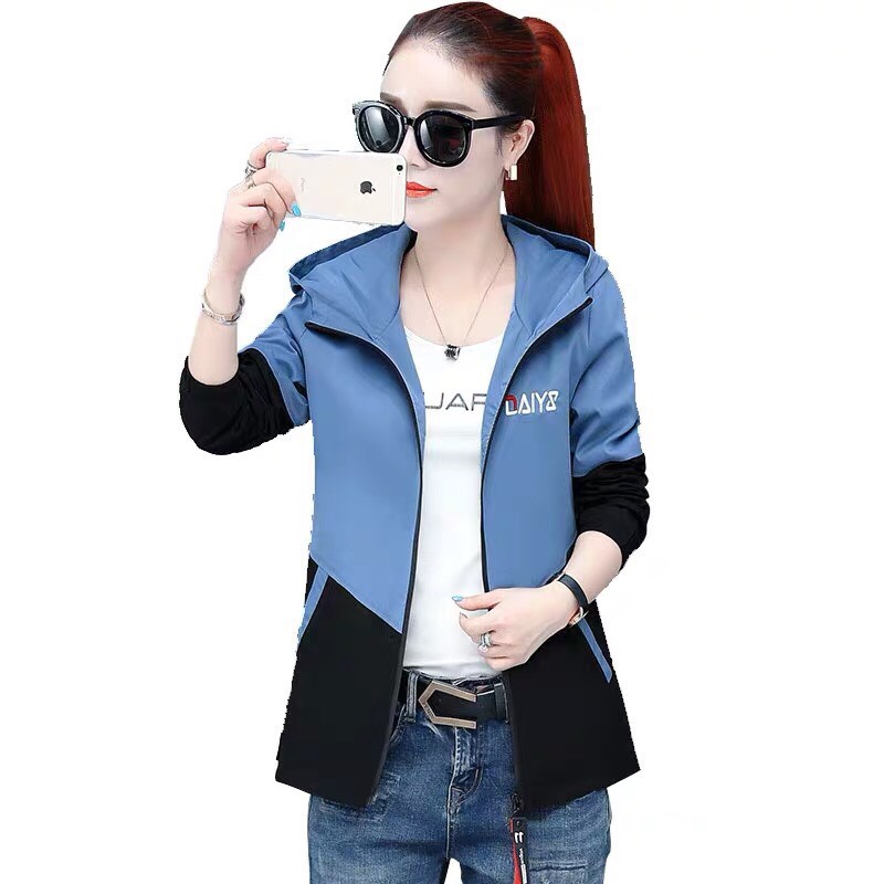 [HCM]ÁO KHOÁC DÙ NỮ PHỐI MÀU LẠ MẮT SIÊU CUTE TT44