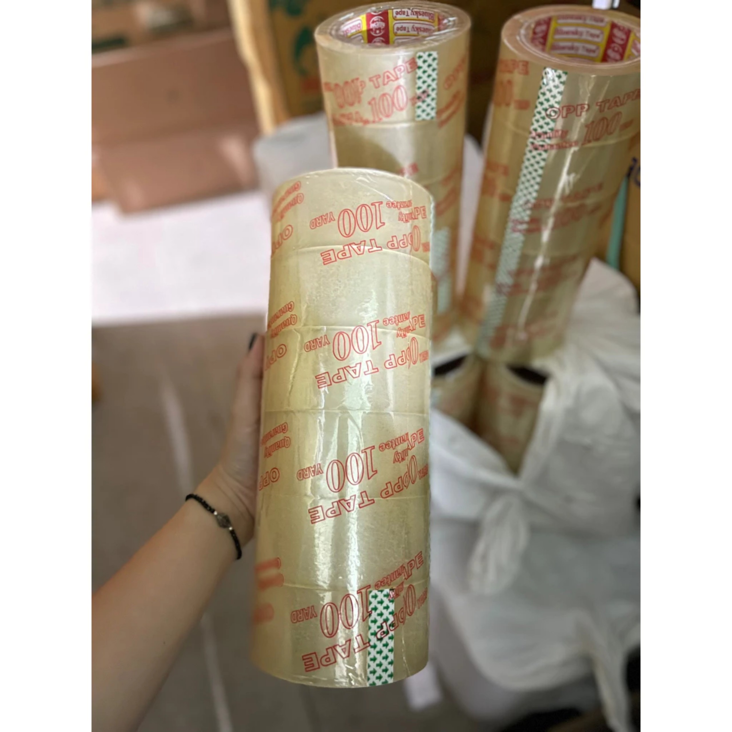 Băng keo 100 YARD Trong