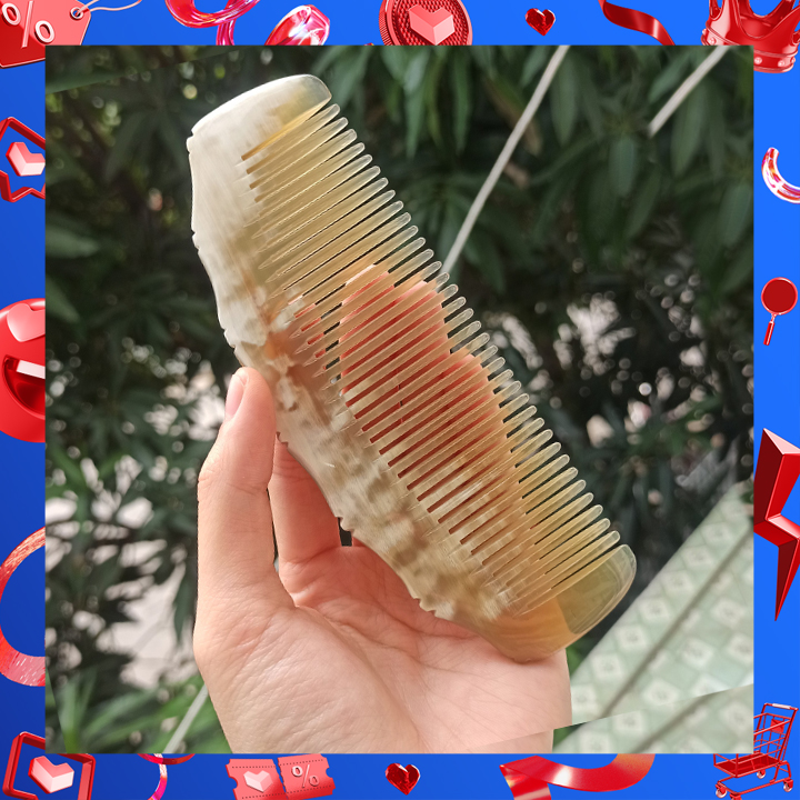 Lược chải tóc - Lược sừng múi bưởi