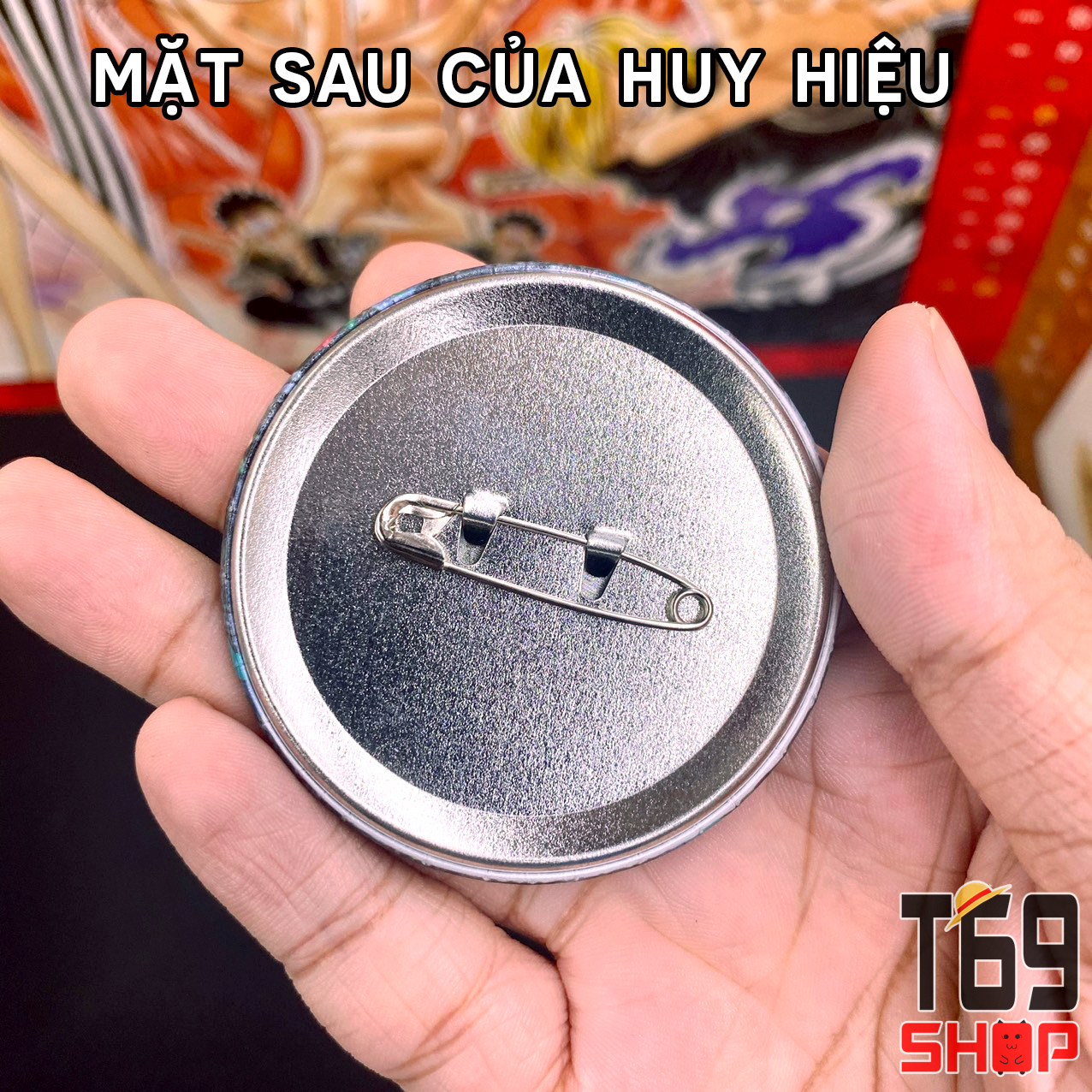Huy hiệu anime Kimetsu no Yaiba - Chibi ver (Size 5.8cm) [T69 Shop]