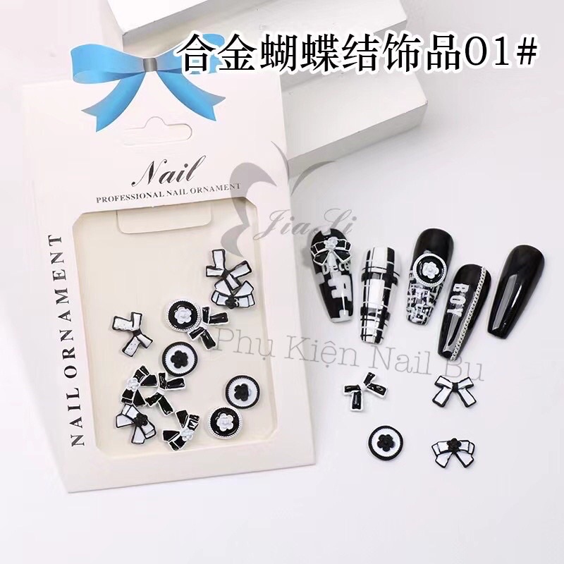 Phụ Kiện Cham Đính móng Kim Loại Mẫu HOT