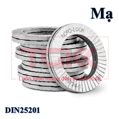Long đen chống xoay (Nord-Lock) mạ kẽm M3-M20