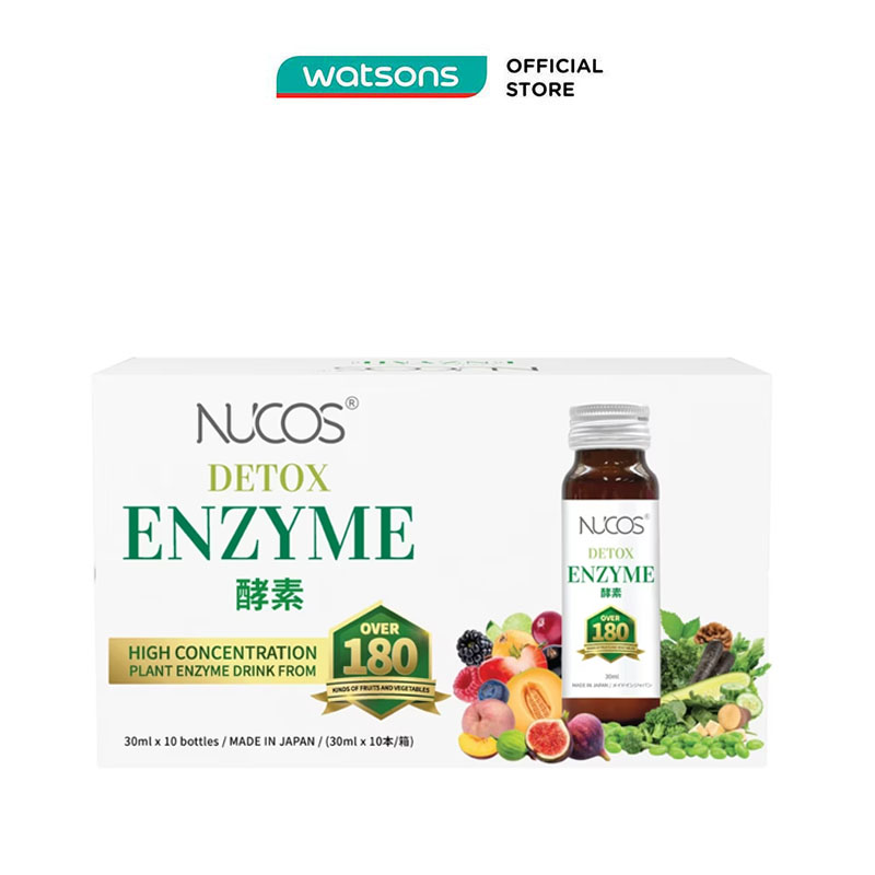 Nucos Detox Enzyme 30ml x 10 Bottles