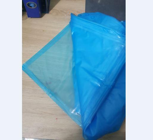 Tạp dề nhựa xanh dương