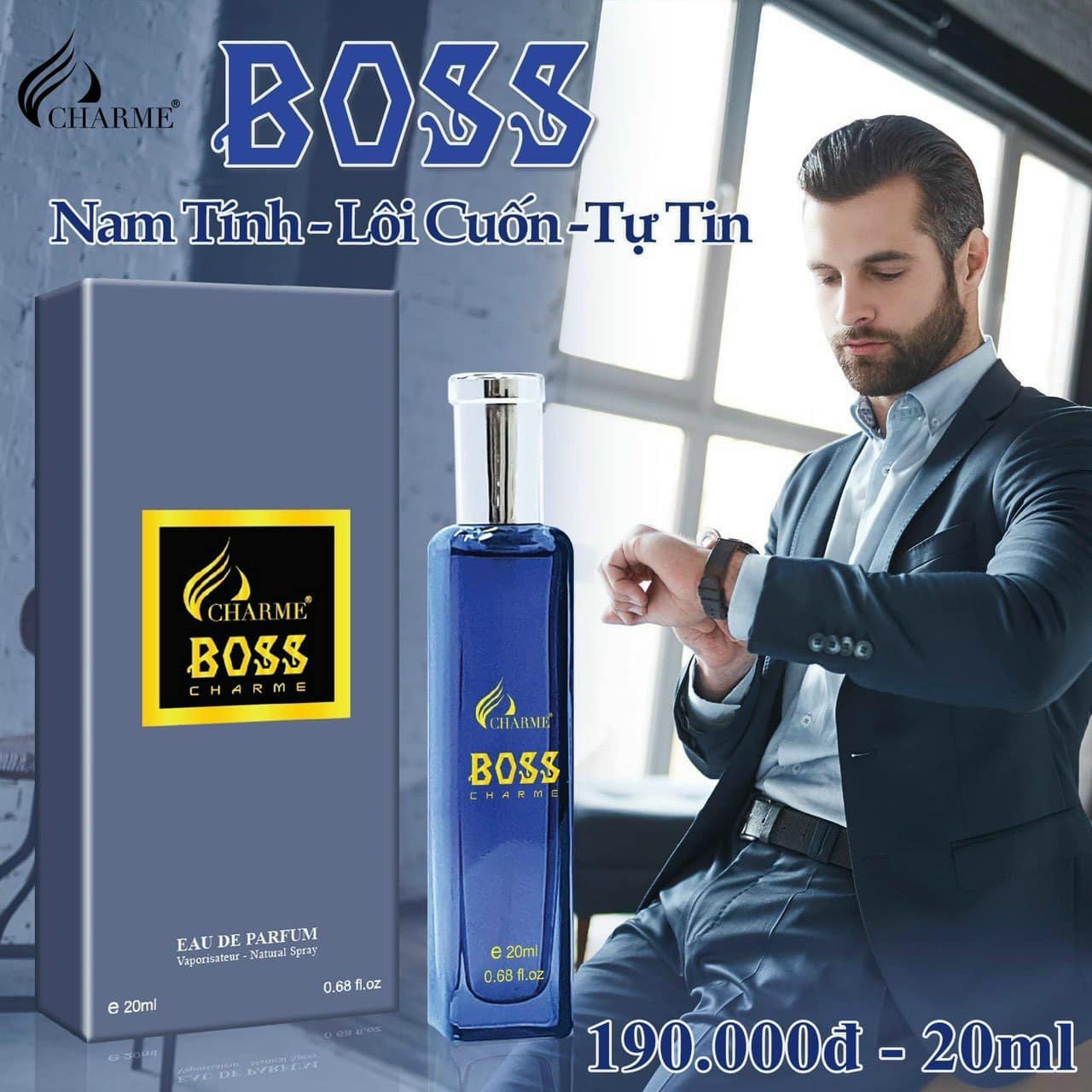 Nước Hoa Mini 20ml 6 Mùi Nam Nữ