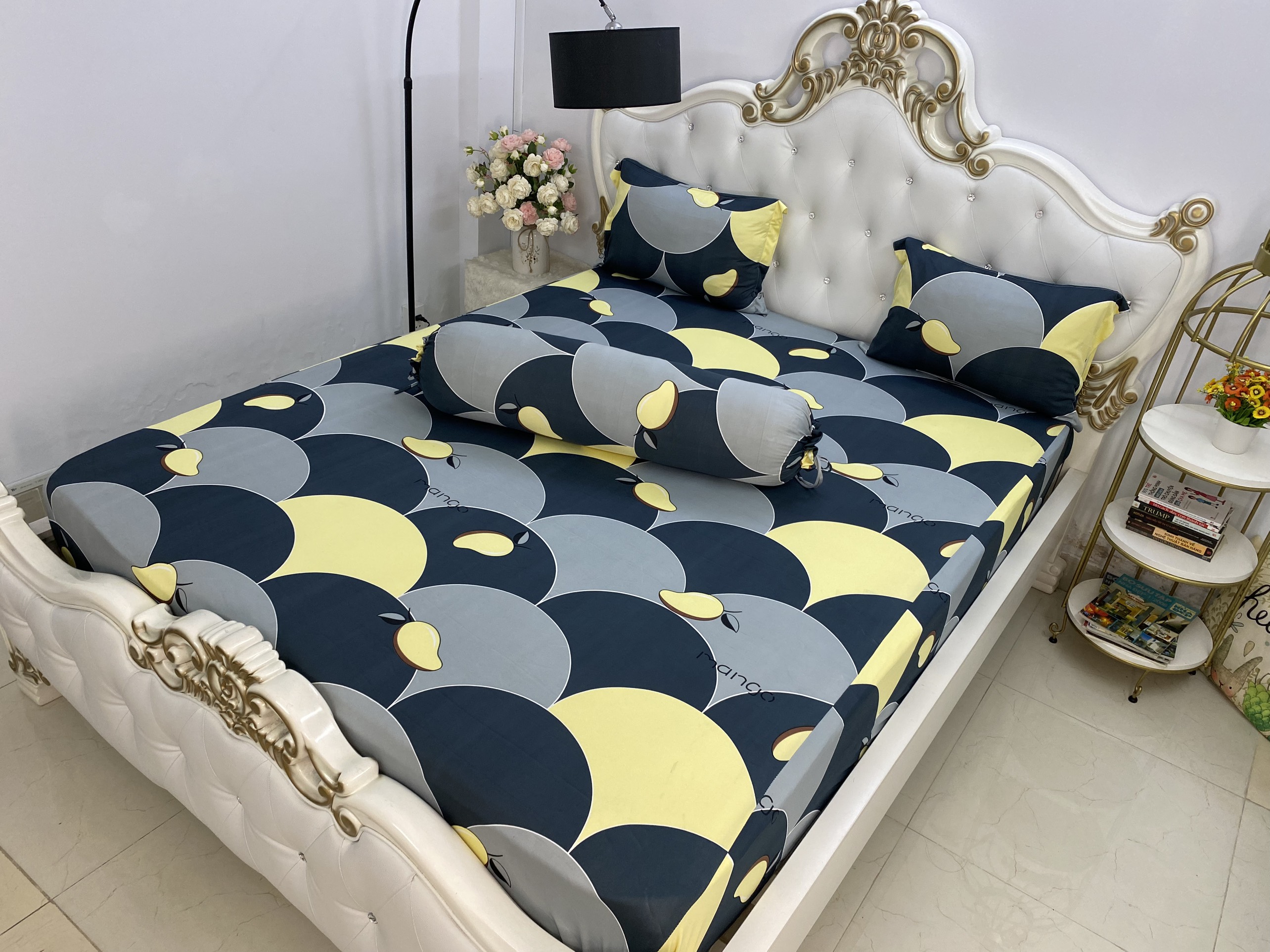 [HCM]Bộ Drap Thun  Hàn Quốc mát lạnh  { 4 món } giao chuẩn mẫu