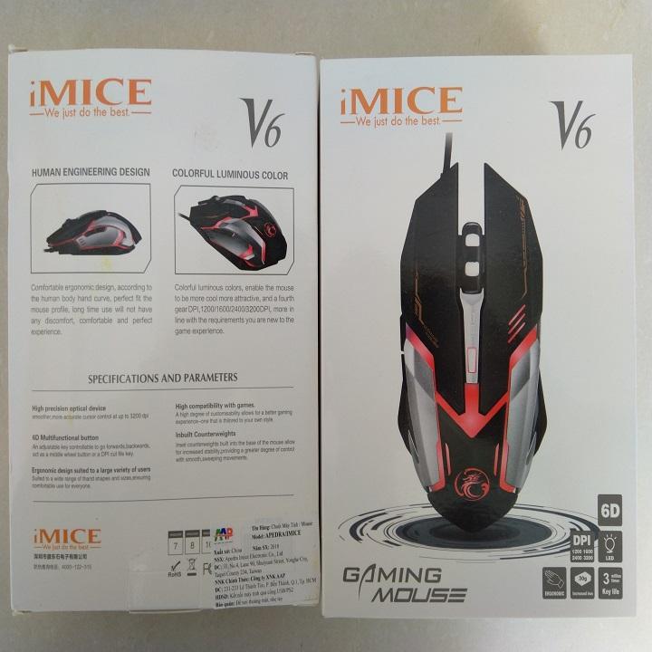 Chuột chuyên Game IMICE V6 cool ngầu