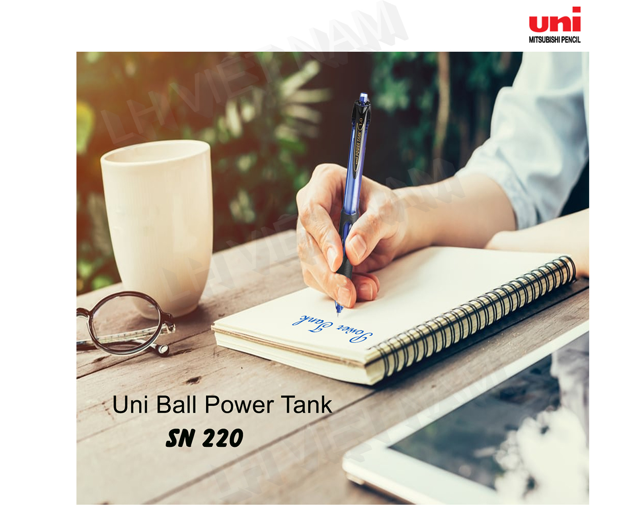 SN-220 (1.0mm) UNI-BALL Power Tank pressurized ballpoint pen