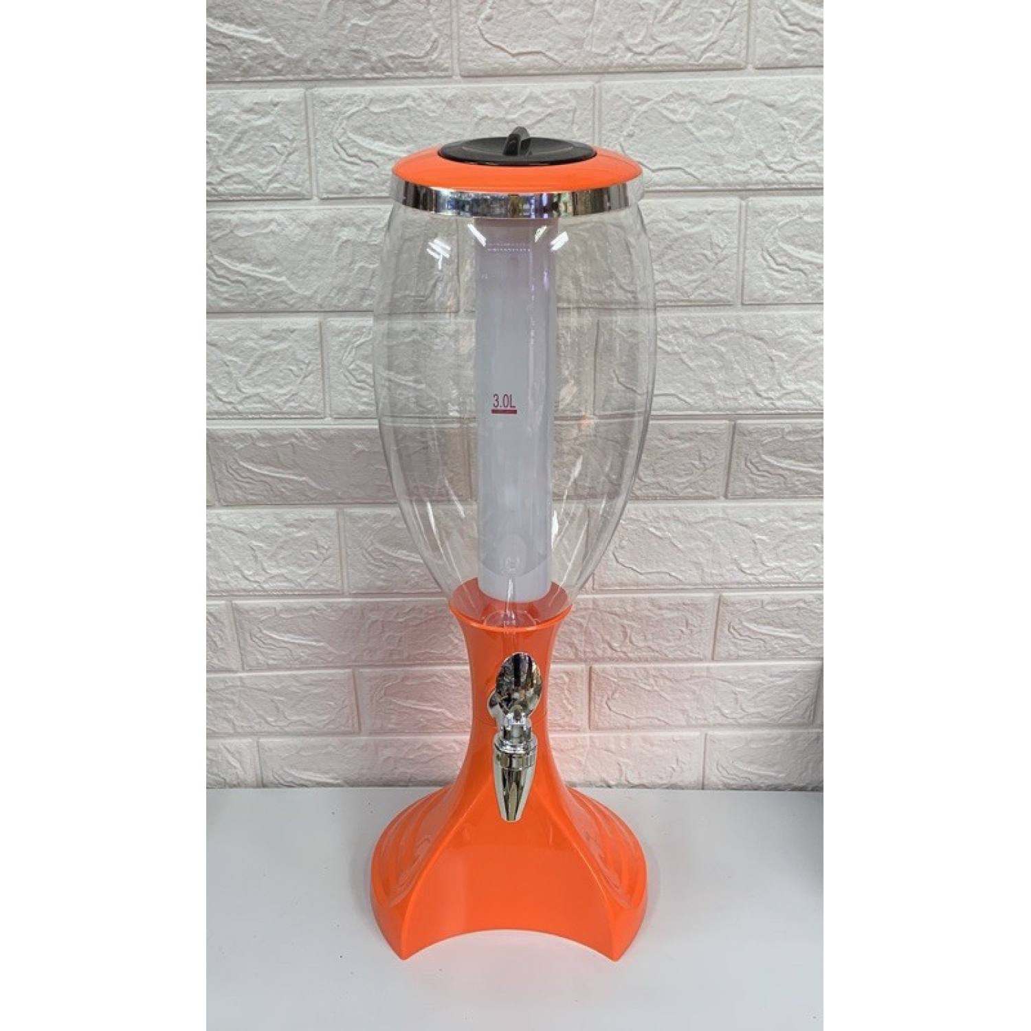 THÁP BIA 3 Lít - Đèn Led 7 màu (Bình nước hoa quả buffet)