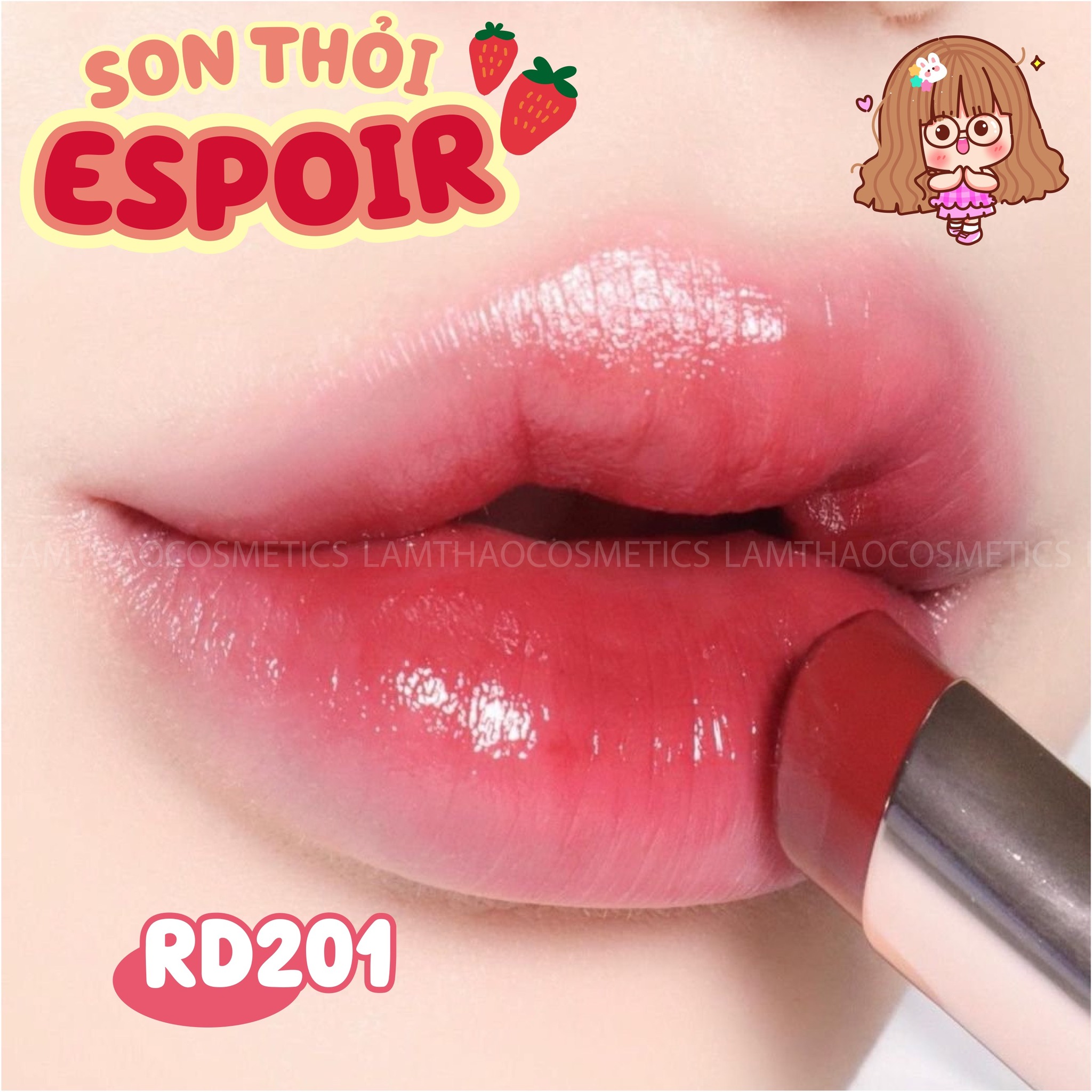 Son Thỏi Espoir Lipstick No Wear Plumping Shine