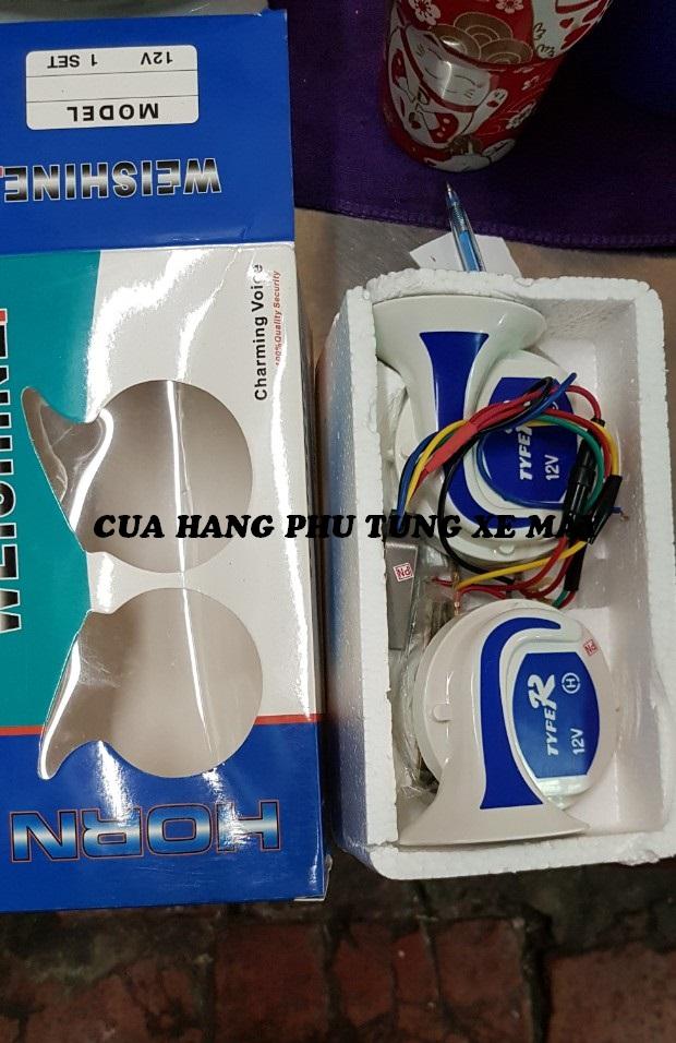 Kèn ngân cho xe máy các loại, ô tô, xe buýt - 1 cặp