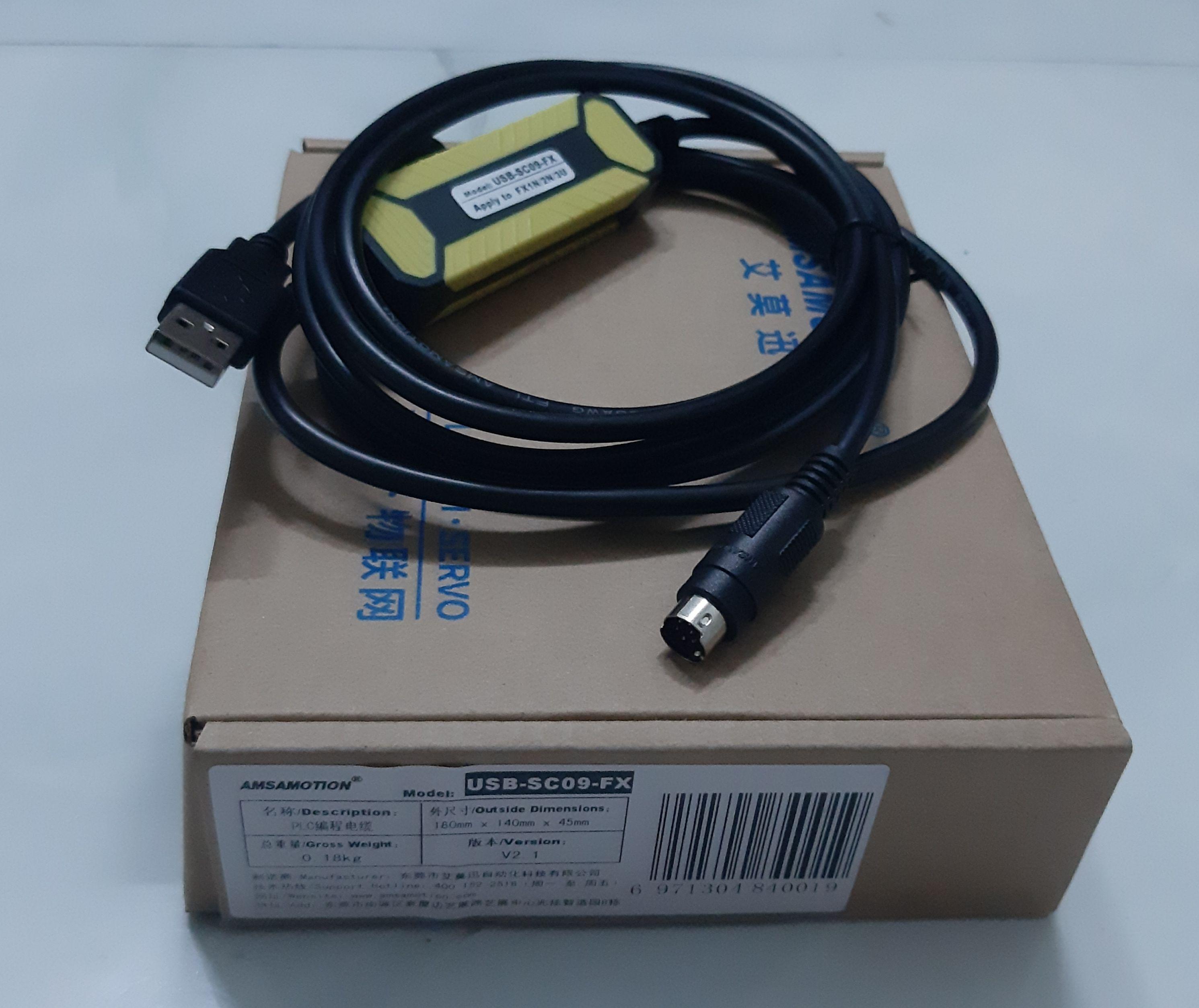cáp lập trình USB-SC09-FX cho plc mitsubishi fx