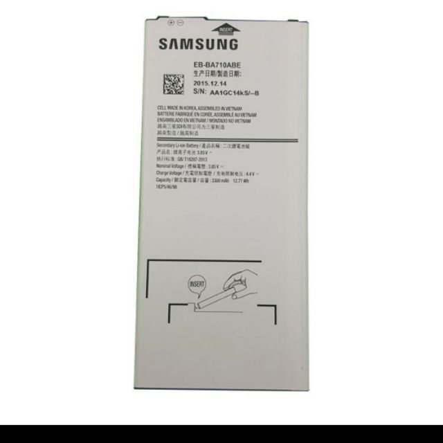 Pin samsung galaxy a7 2016 / a710 xịn bảo hành 6 tháng đổi mới