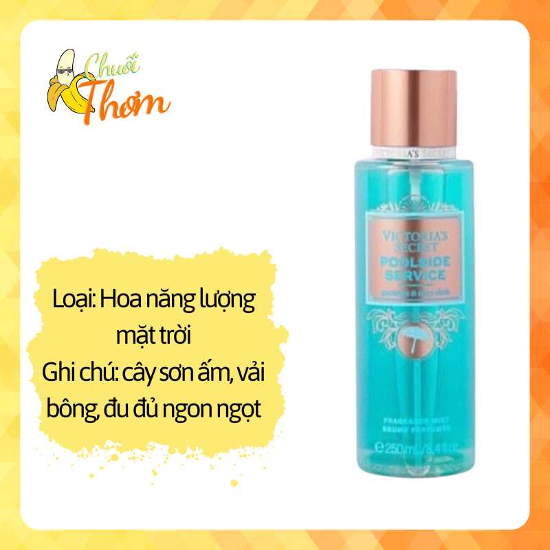 Tester poolside service - xịt thơm body mist victoria's secret
