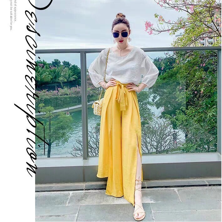 Tp01 split sleeve + baggy pants set