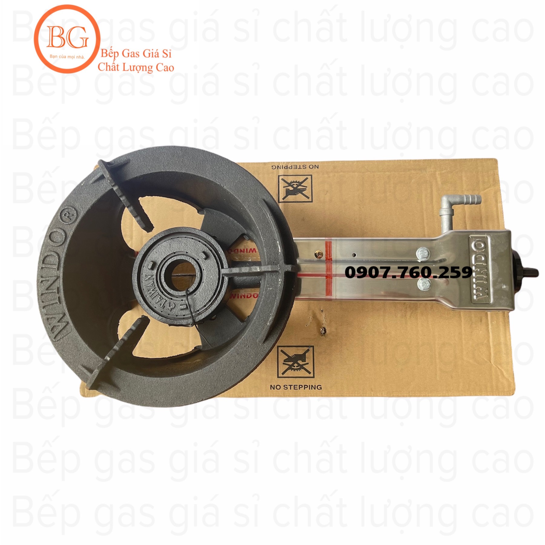 Bếp Gas Công Nghiệp Khè Windo Mini – Nhỏ Gọn, Lửa Mạnh, Dành Cho Gia Đình & Quán Nhỏ | Hàng Chính Hãng