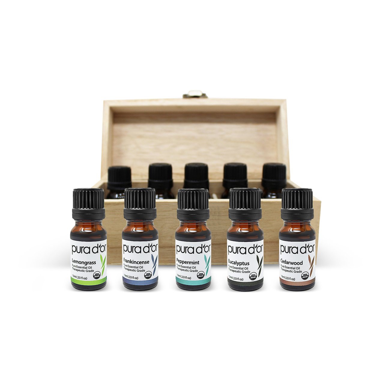Set 10 Lọ Tinh Dầu Hữu Cơ / 10ml Essential Oil Set