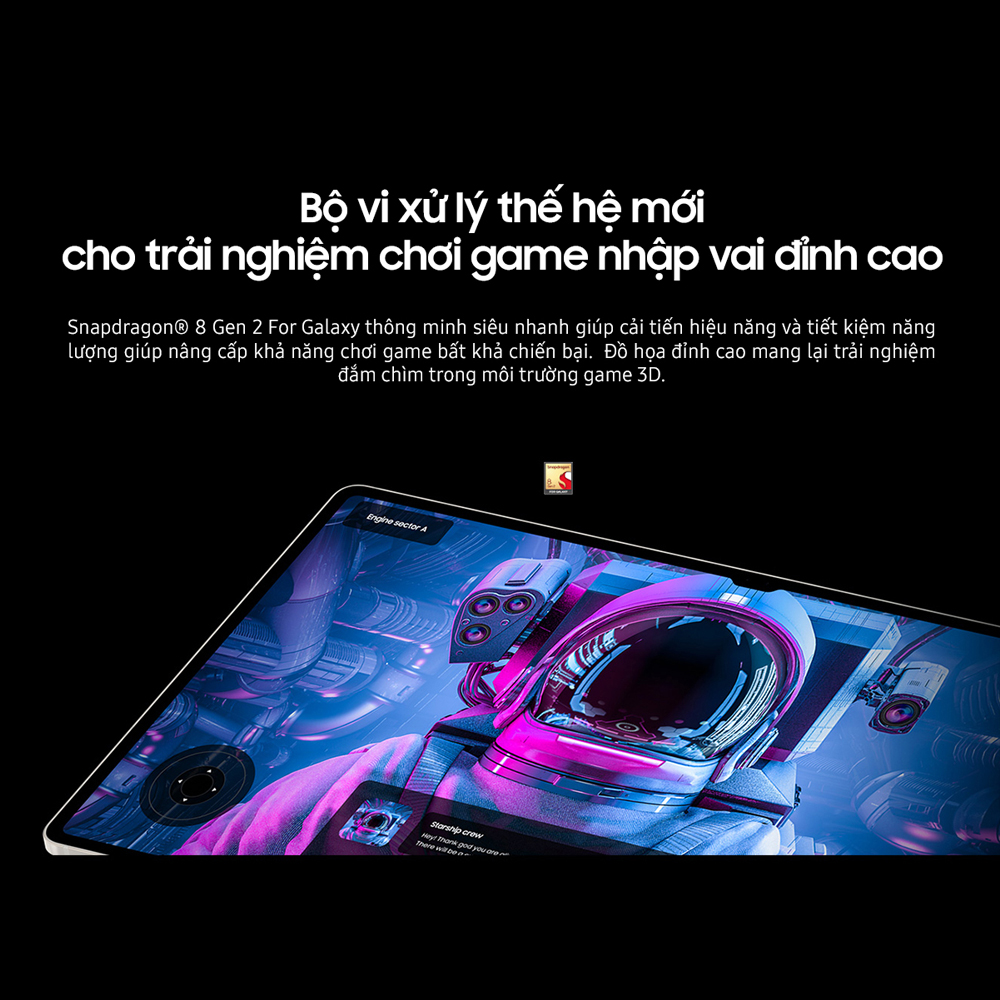 Máy tính bảng Samsung Galaxy Tab S9+ (Tab S9 Plus), Tặng bao da