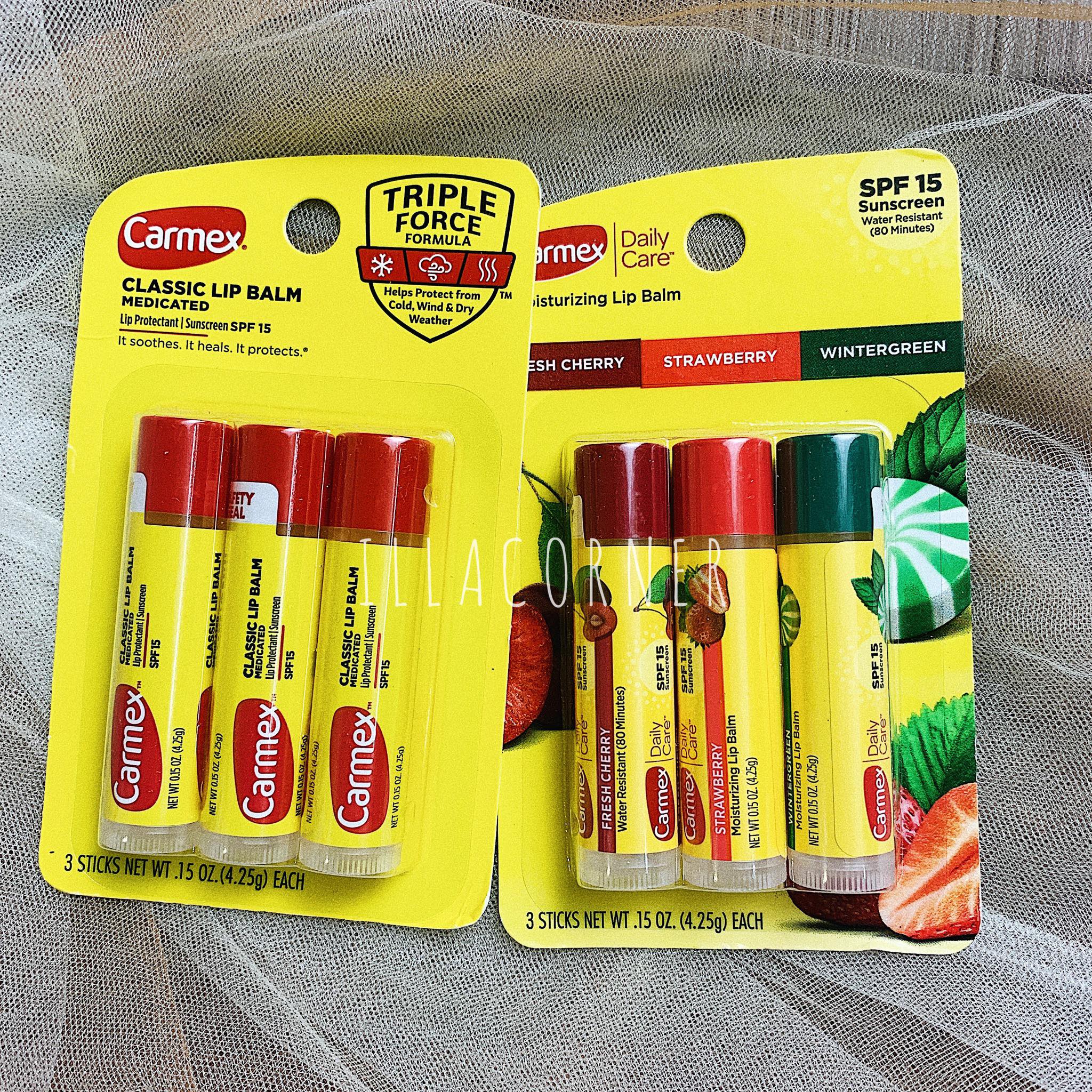 [BILL US] Set 3 son thỏi Carmex