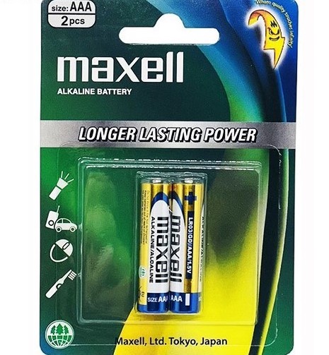 Pin AAA  Maxell Alkaline Battery (vĩ / 2 viên )