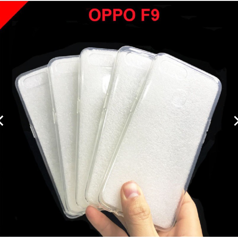 ốp lưng oppo f9/f5/f7, ốp silicon dẻo min không đổi màu