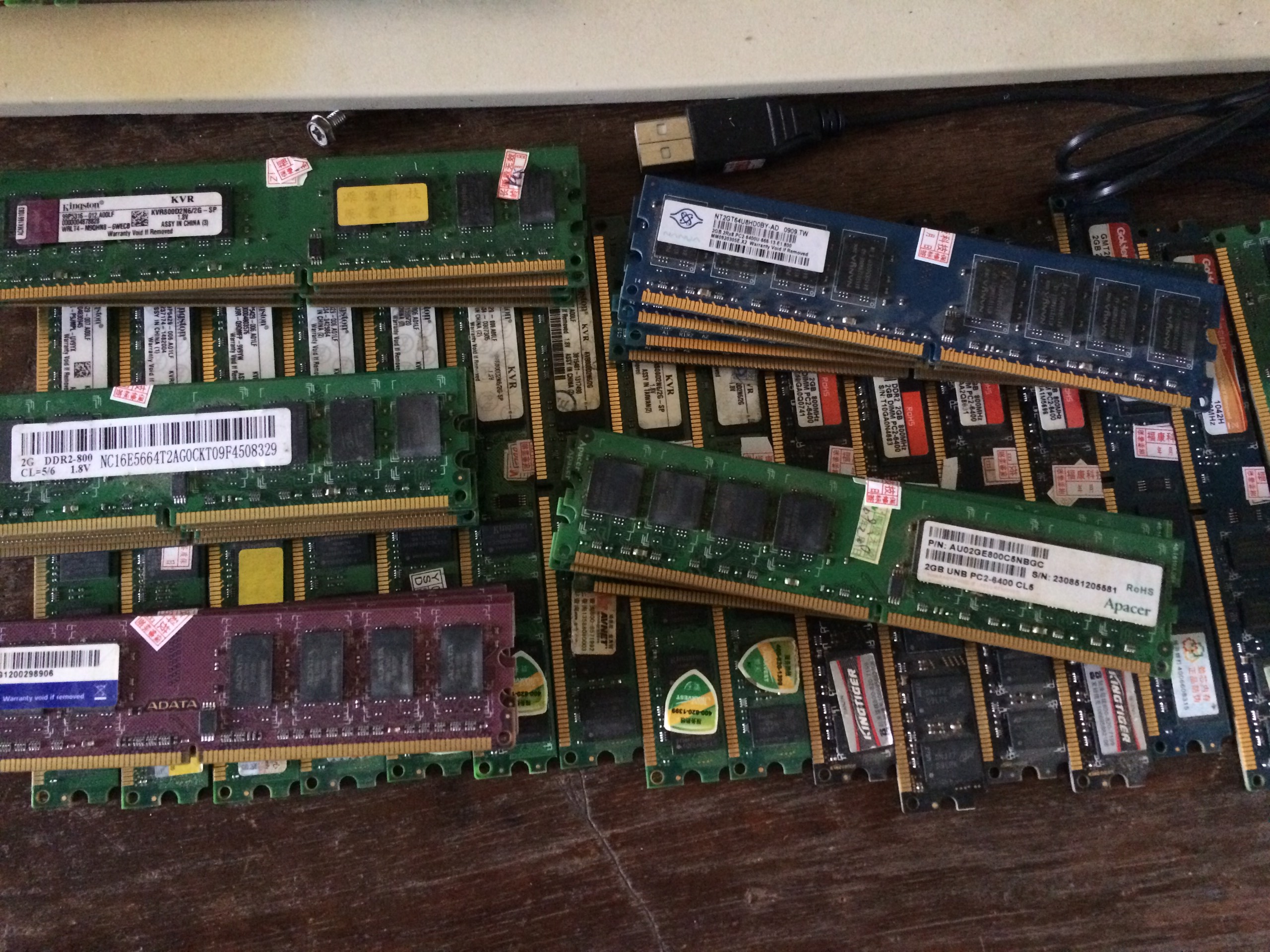 Ram DDR2 2gb bus 667/800 cho Pc