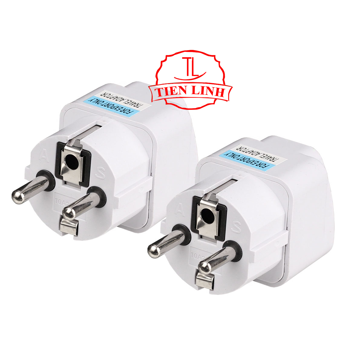 Phích cắm chuyển 2 chấu sang 3 chấu từ 0 - 250V tiện dụng