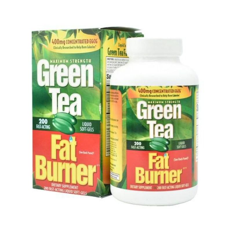 Trà giảm cân Green Tea Fat Burner của Mỹ 200 viên nhập khẩu