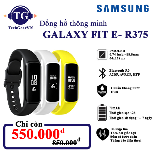 Đồng hồ đeo tay Samsung galaxy Fit E R375