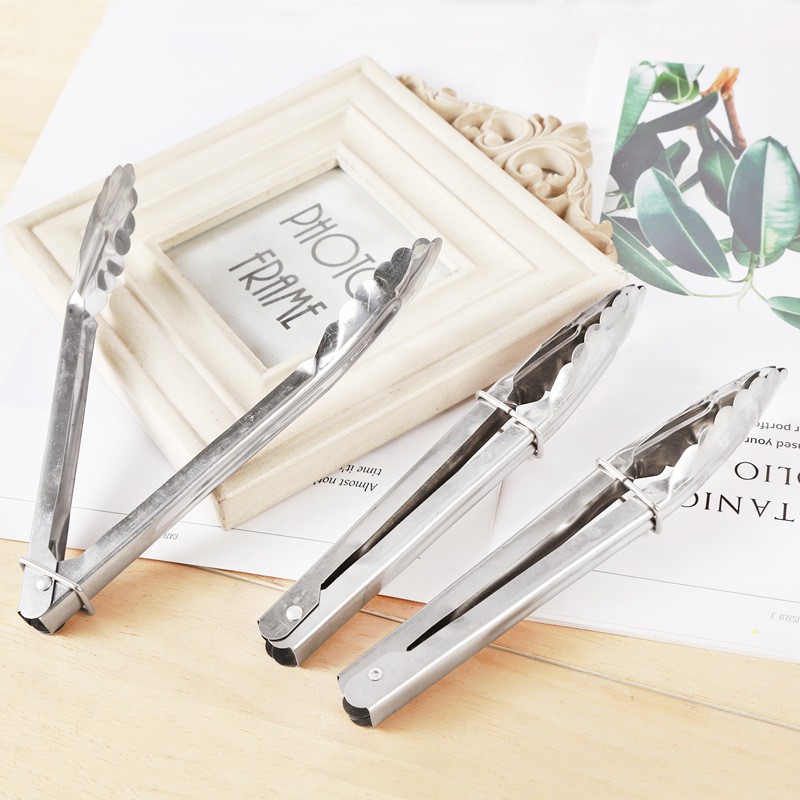 Kẹp gắp đồ ăn inox 18cm